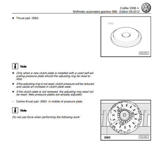 Подробнее о "VW Crafter - Shiftmatic automated gearbox 0B8"